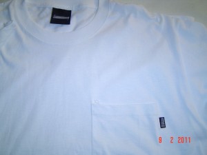 Pocket and neck re-label Pocket and neck re-label